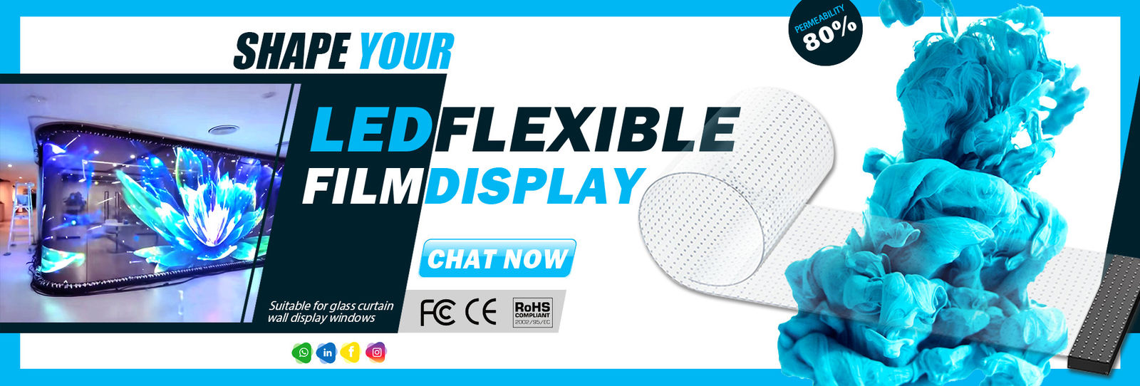 LED-scherm met kleine pixelpitch
