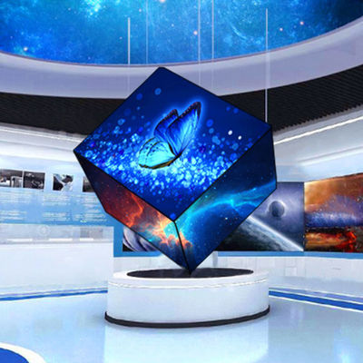High Precision Special Shape LED Display / LED Cube Screen voor winkelcentrum