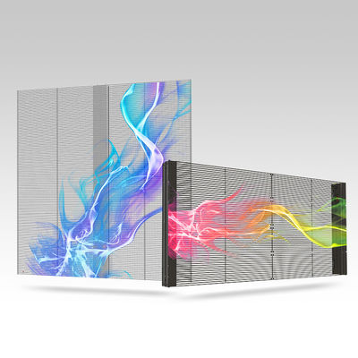 Binnen 1000*1000 PH3-7 Transparent LED Display Panel Hoog helderheid Aluminium legering