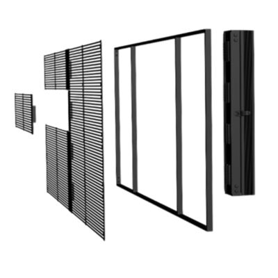 Dun en licht buitenshuis Sealess Design Super Slim Transparante LED Scherm