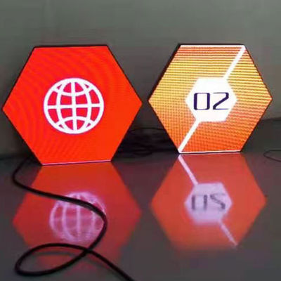Waterdicht Creative LED Display Panel / Indoor Hexagon LED-scherm