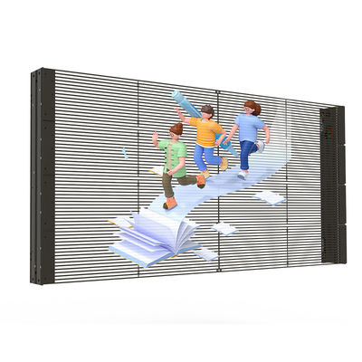 Doorzichtig LED-wandscherm voor binneninrichtingen PH3.91-7.82 Pixel Pitch High Permeability