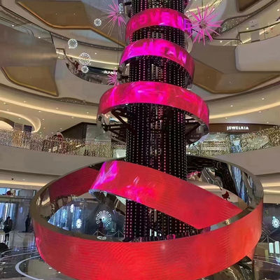 Full Color LED Transparent Film Display Hooggrijze Breed zichthoek