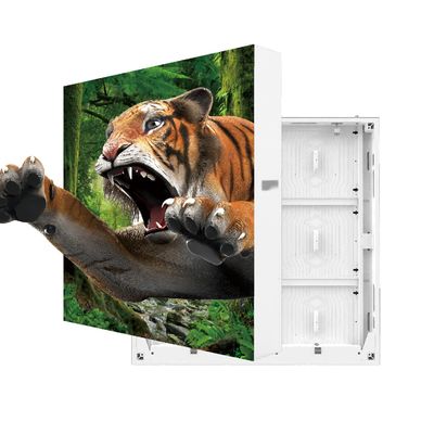 Op maat gemaakt glasvrij 3D-scherm Buiten Aluminiumkas 480mm*320mm High-Definition