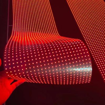 Op maat gemaakte helderheid Transparent LED Crystal Film Screen voor dynamische visuele impact