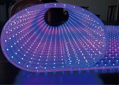 High-definition LED-kristalfilm scherm aangepast binnendoorzichtig groot scherm