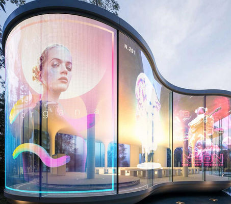 Energiebesparende en milieuvriendelijke LED-kristalfilm-schermen Innovatieve displayoplossingen