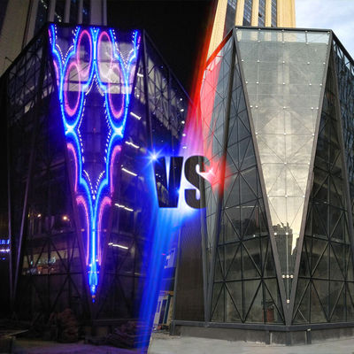 TRA-B PH15-15 Indoor Small Transparent LED Screen 500mmX1000mm Vaste installatie