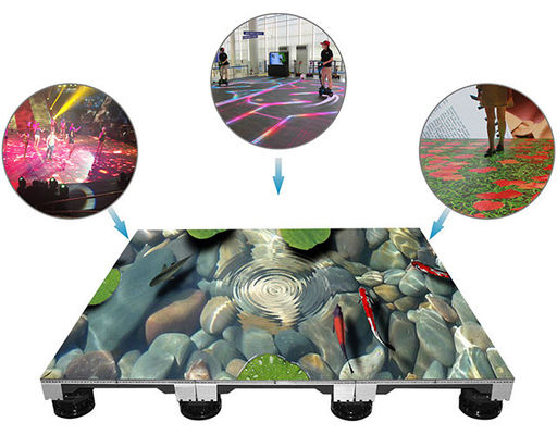CE Interactieve LED-vloerpanelen, Light Up Dance Floor Tiles LED 500mm*500mm