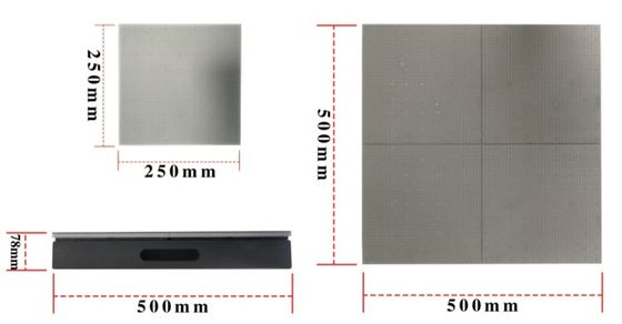 DM-R PH2.9 LED verlicht vloertegels 500mmx1000mm Voor buiten / binnen