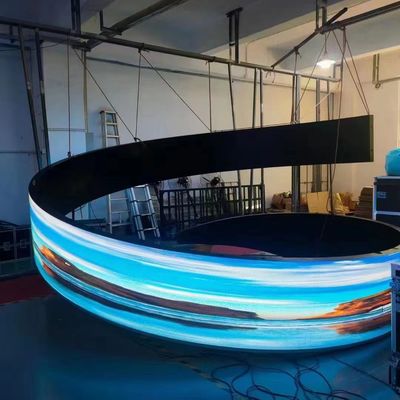 HMT-SA-P2.5 LED-beeldscherm met volle kleur, gebogen buitenbeeldscherm