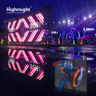Inrichting TRA-B 15-15 Transparent LED-scherm 3D advertentie-scherm Dual Maintenance Way