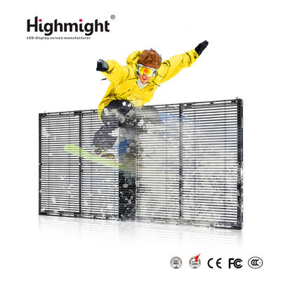 500 mm*1000 mm TRA-F PH3-7 buiten modulair montage hoog helder LED Transparent Display Screen