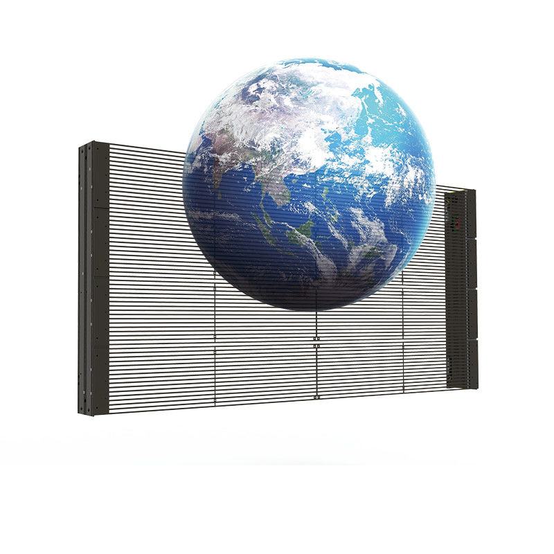 Doorzichtig LED-wandscherm voor binneninrichtingen PH3.91-7.82 Pixel Pitch High Permeability