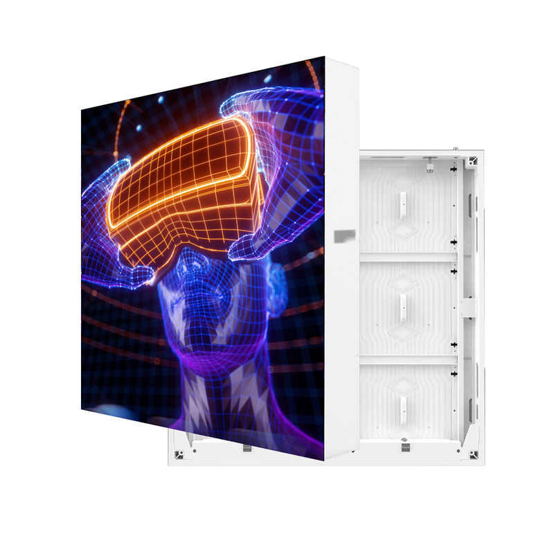 Op maat gemaakte outdoor LED 3D-scherm Aluminiumkas 480mm*320mm High-Definition Glasses-Free