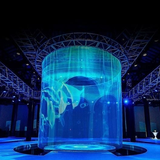 Ultra-dunne transparante LED-kristalfilm voor winkelcentra