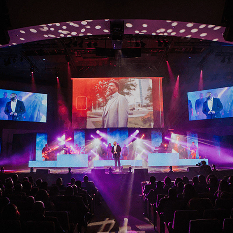 Indoor Stage Lease LED-scherm High Refresh En High Gray LED-scherm
