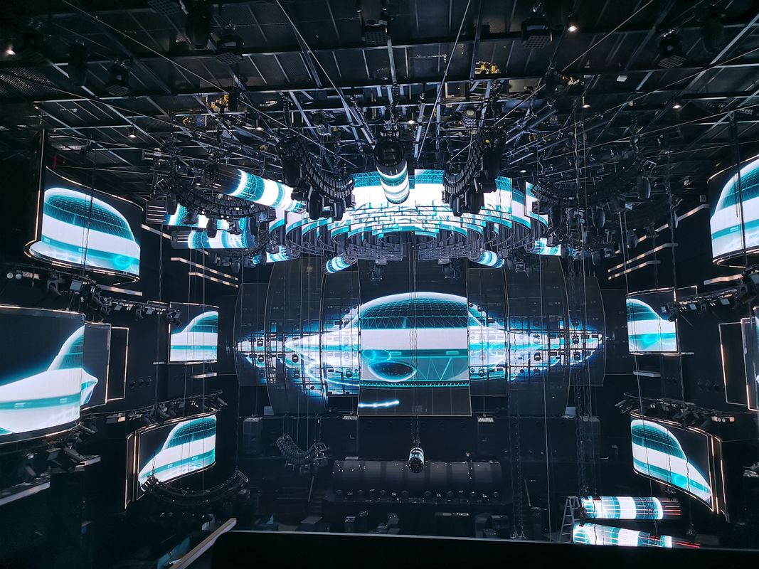 Inrichting High Refresh Rate Transparent LED Screen Display 1000*1000 TRA-B PH2-5
