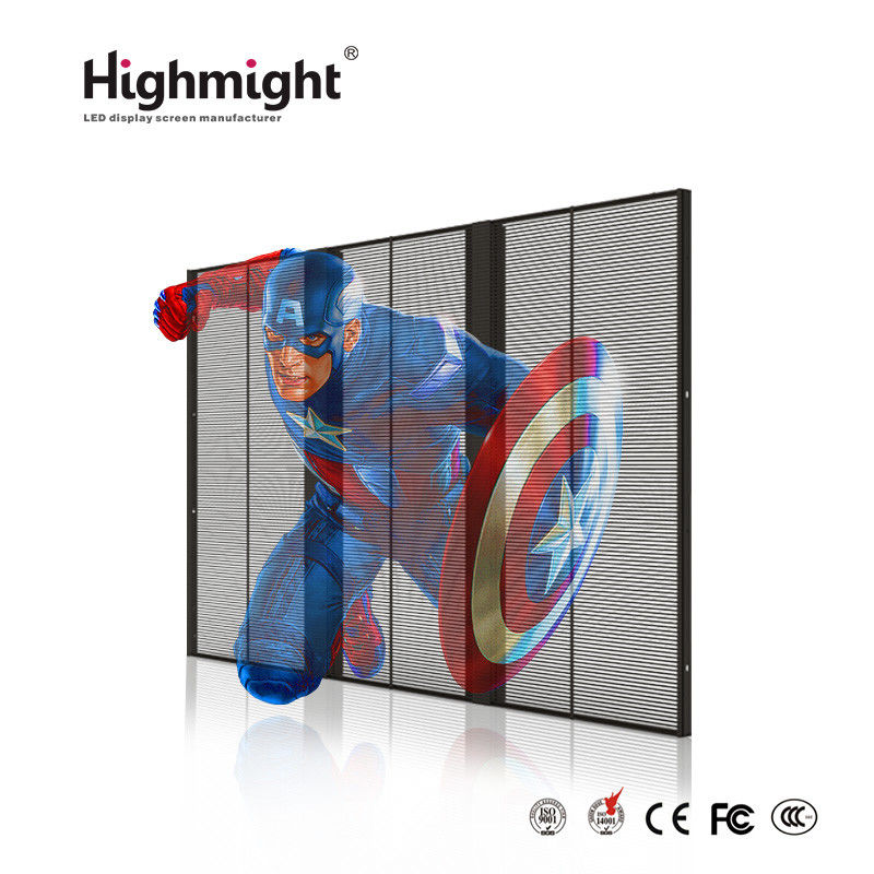 Inrichting TRA-B 15-15 Transparent LED-scherm 3D advertentie-scherm Dual Maintenance Way
